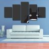 Totoro 04 - Anime 5 Panel Canvas Art Wall Decor