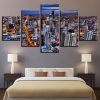 Tower Building 1 - Nature 5 Panel Canvas Art Wall Decor