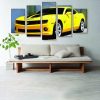 Transformers Camaro - Automative 5 Panel Canvas Art Wall Decor