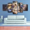 Tristana Lulu Poppy - Gaming 5 Panel Canvas Art Wall Decor