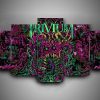 Trivium 3 - Music 5 Panel Canvas Art Wall Decor