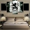 Tsv 1860 Munchen Sports Football Team - Sport 5 Panel Canvas Art Wall Decor