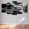 Turntable Record Deck - Music 5 Panel Canvas Art Wall Decor