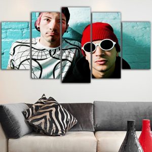 Twenty One Pilots 3 Celebrity - 5 Panel Canvas Art Wall Decor