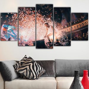 Twenty One Pilots 7 Celebrity - 5 Panel Canvas Art Wall Decor