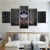 Uconn University Of Connecticut Sport - 5 Panel Canvas Art Wall Decor