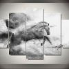 Unicorn 15 - Abstract Animal 5 Panel Canvas Art Wall Decor