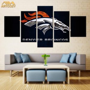 Usa Denver Broncos - Sport 5 Panel Canvas Art Wall Decor