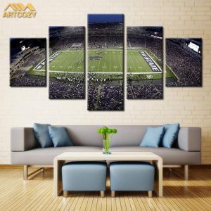 Usa Green Court - Sport 5 Panel Canvas Art Wall Decor