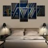 Utah Jazz NBA Basketball - 5 Panel Canvas Art Wall Decor