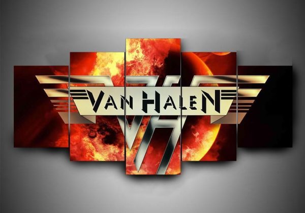 Van Halen 5 - Movie 5 Panel Canvas Art Wall Decor