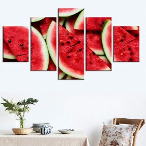 Vegetable 15 - Kitchen 5 Panel Canvas Art Wall Decor