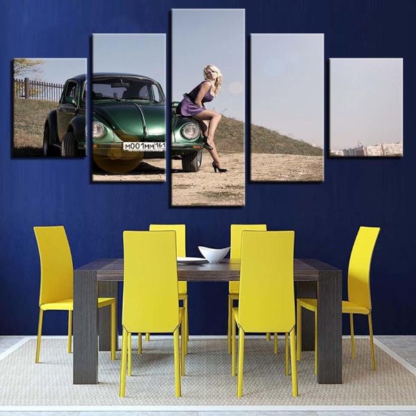 Vehicle 2 - Automative 5 Panel Canvas Art Wall Decor