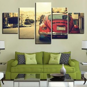 Vehicle 3 - Automative 5 Panel Canvas Art Wall Decor