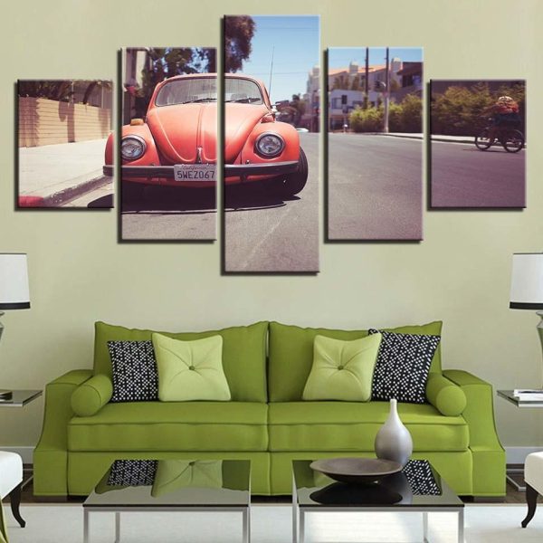 Vehicle 9 - Automative 5 Panel Canvas Art Wall Decor