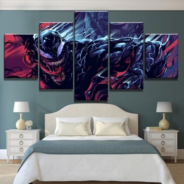 Venom Movie - 5 Panel Canvas Art Wall Decor