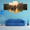 View Of Ha Long Bay In Vietnam - Nature 5 Panel Canvas Art Wall Decor