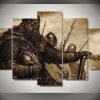 Vikings 9 - Movie 5 Panel Canvas Art Wall Decor