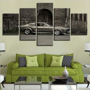 Vintage Car Style 11 - Automative 5 Panel Canvas Art Wall Decor