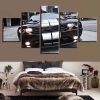 Vintage Retro Car 1 - Automative 5 Panel Canvas Art Wall Decor