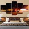 Vintage Vehicle 2 - Automative 5 Panel Canvas Art Wall Decor