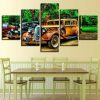 Vintage Vehicle 4 - Automative 5 Panel Canvas Art Wall Decor