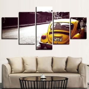 Vintage Vehicle 5 - Automative 5 Panel Canvas Art Wall Decor