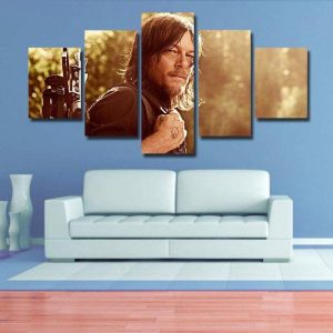 Walking Dead 01 - Movie 5 Panel Canvas Art Wall Decor