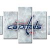 Washington Capitals Nhl Team Ice Rink - Sport 5 Panel Canvas Art Wall Decor