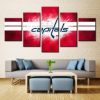 Washington Capitals Nhl Team White - Sport 5 Panel Canvas Art Wall Decor