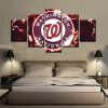 Washington Nationals Team - Sport 5 Panel Canvas Art Wall Decor