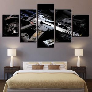 Weapon 5 - Army 5 Panel Canvas Art Wall Decor