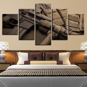 Weapon 6 - Army 5 Panel Canvas Art Wall Decor