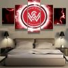 Western Sydney Wanderers Football Club - Sport 5 Panel Canvas Art Wall Decor