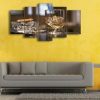 Wine And Cigar - Wine 5 Panel Canvas Art Wall Decor