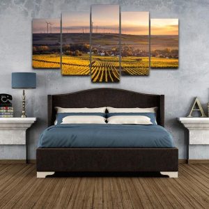 Wine Country - Nature 5 Panel Canvas Art Wall Decor