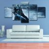 World Of Warcraft 21- Gaming 5 Panel Canvas Art Wall Decor