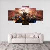 World Of Warcraft 5 - Gaming 5 Panel Canvas Art Wall Decor