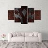 World Of Warcraft Horde 5 - Gaming 5 Panel Canvas Art Wall Decor