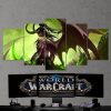 World Of Warcraft Illidan Stormrage 07 - Gaming 5 Panel Canvas Art Wall Decor