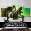 World Of Warcraft Panderan 03 - Gaming 5 Panel Canvas Art Wall Decor