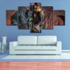 Wow 01 - Gaming 5 Panel Canvas Art Wall Decor