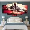 You Will Never Walk Alone Liverpool FC Anthem Sport - 5 Panel Canvas Art Wall Decor