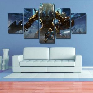 Zelda 22 - Gaming 5 Panel Canvas Art Wall Decor