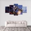 Zenyatta Overwatch - Gaming 5 Panel Canvas Art Wall Decor