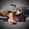 Zodiac - Sagittarius #2 - Abstract 5 Panel Canvas Art Wall Decor