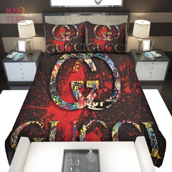 Aiiroh Gucci  Mixed Media On Metal  Wood Bedding Sets