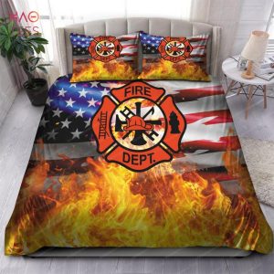 American Flag Firefighter Bedding Sets