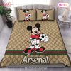 Arsenal Gucci Mickey Bedding Sets And Bedroom Luxury Brand Bedding Bedroom