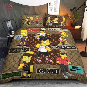 [BEST] Bart Simpson GCxLV Luxury Brand Bedding Sets Limited Edition